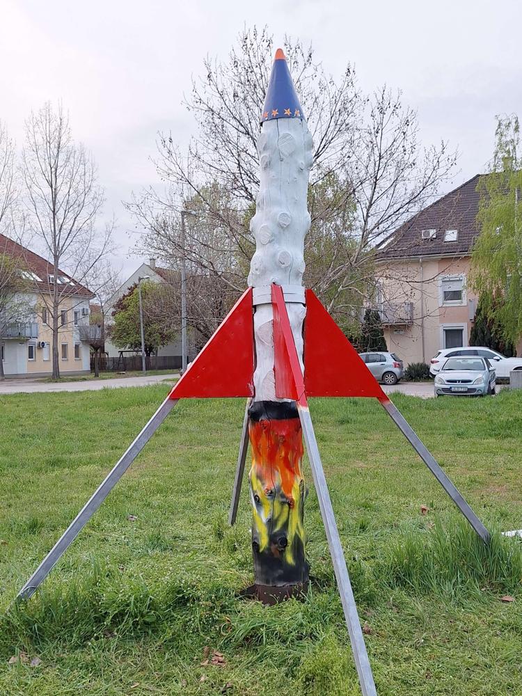 Elhagyott rakéta kilövő állás