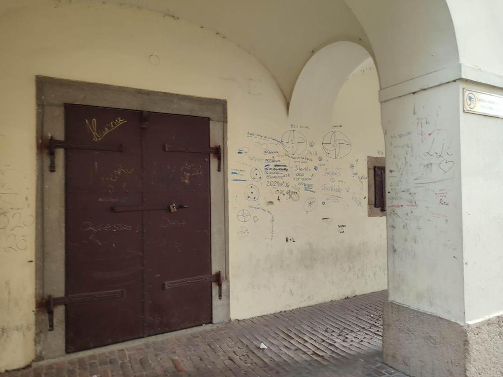 Graffiti a belvárosban